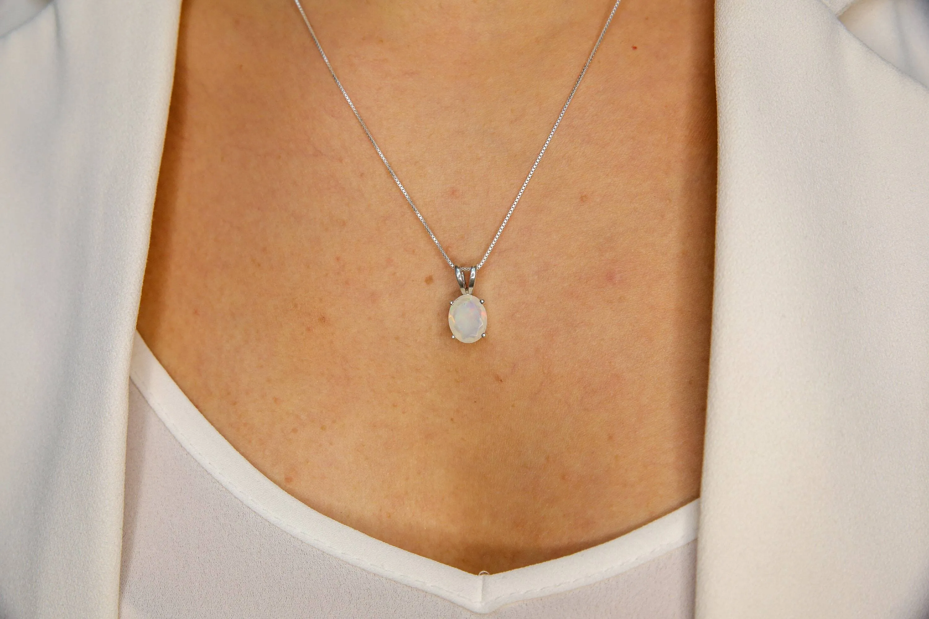 Genuine Citrine Pendant - Yellow Solitaire Necklace - November Birthstone Necklace