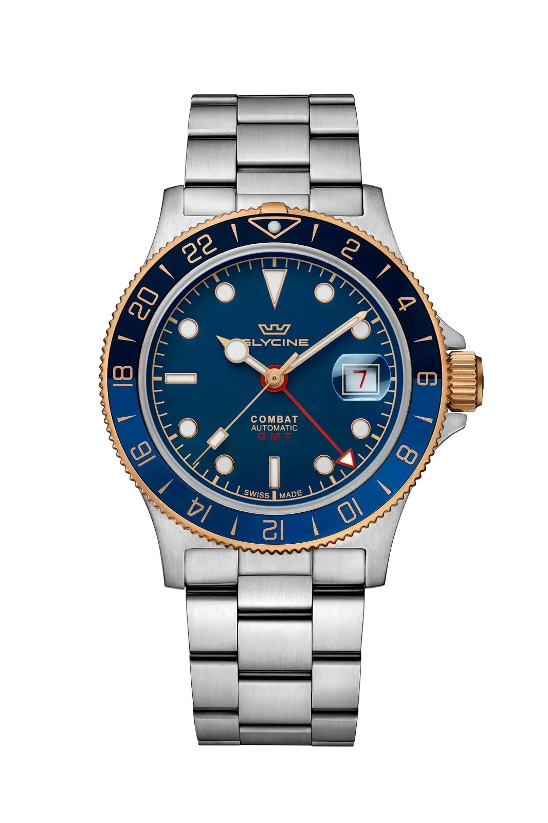 Glycine Men's Combat Sub GMT 42mm Automatic Watch GL0423