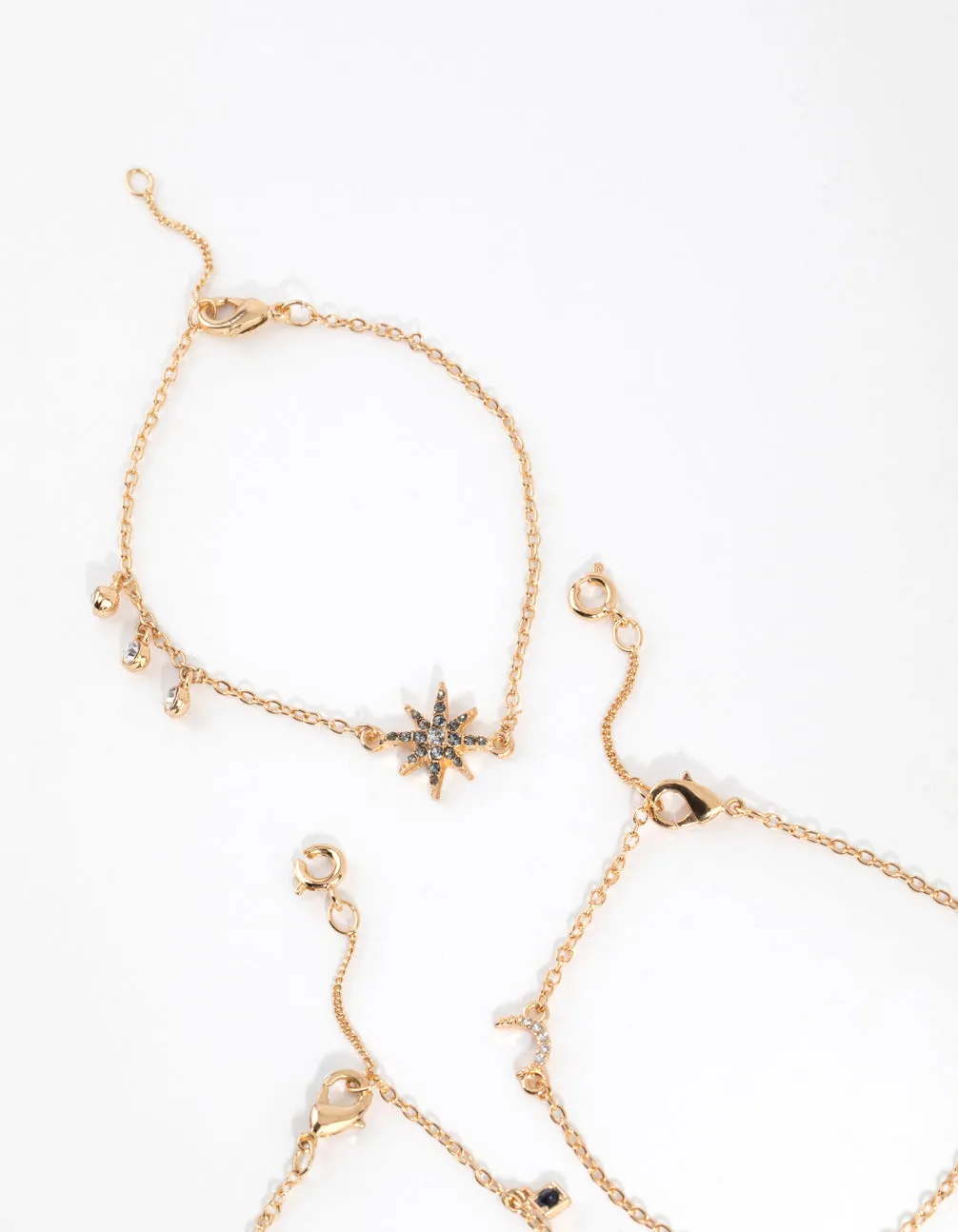 Gold Celestial Bracelet 4-Pack