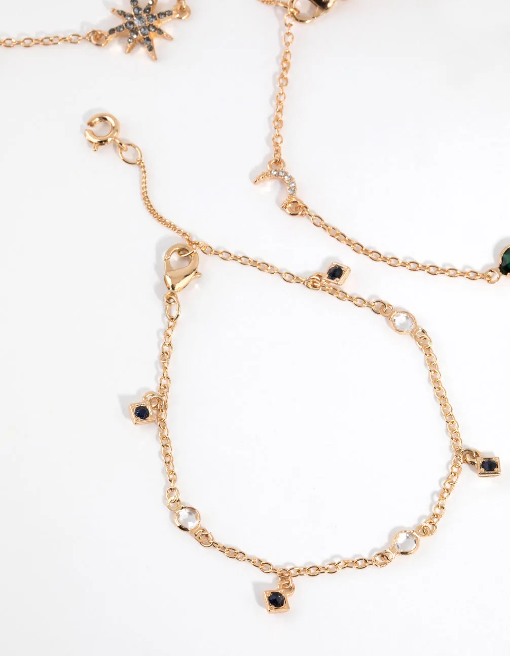 Gold Celestial Bracelet 4-Pack