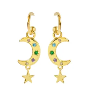 Gold Sister The Night Before Earrings Gold