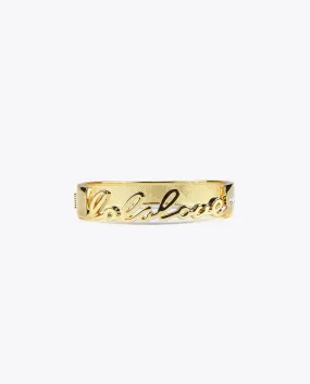 Gold-toned Lola Love bangle