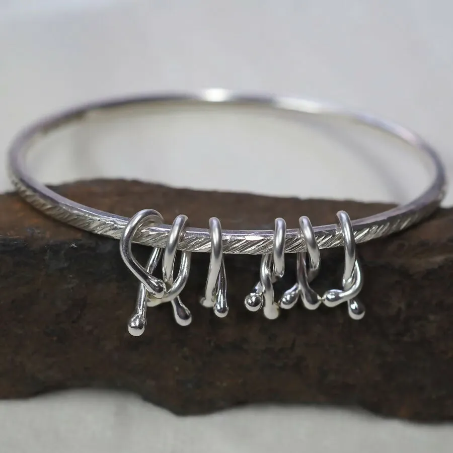 Hallmarked Silver Hug Bangle (II)