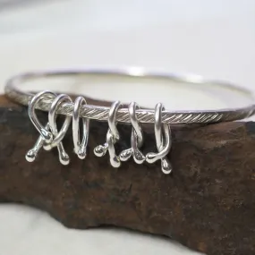 Hallmarked Silver Hug Bangle (II)