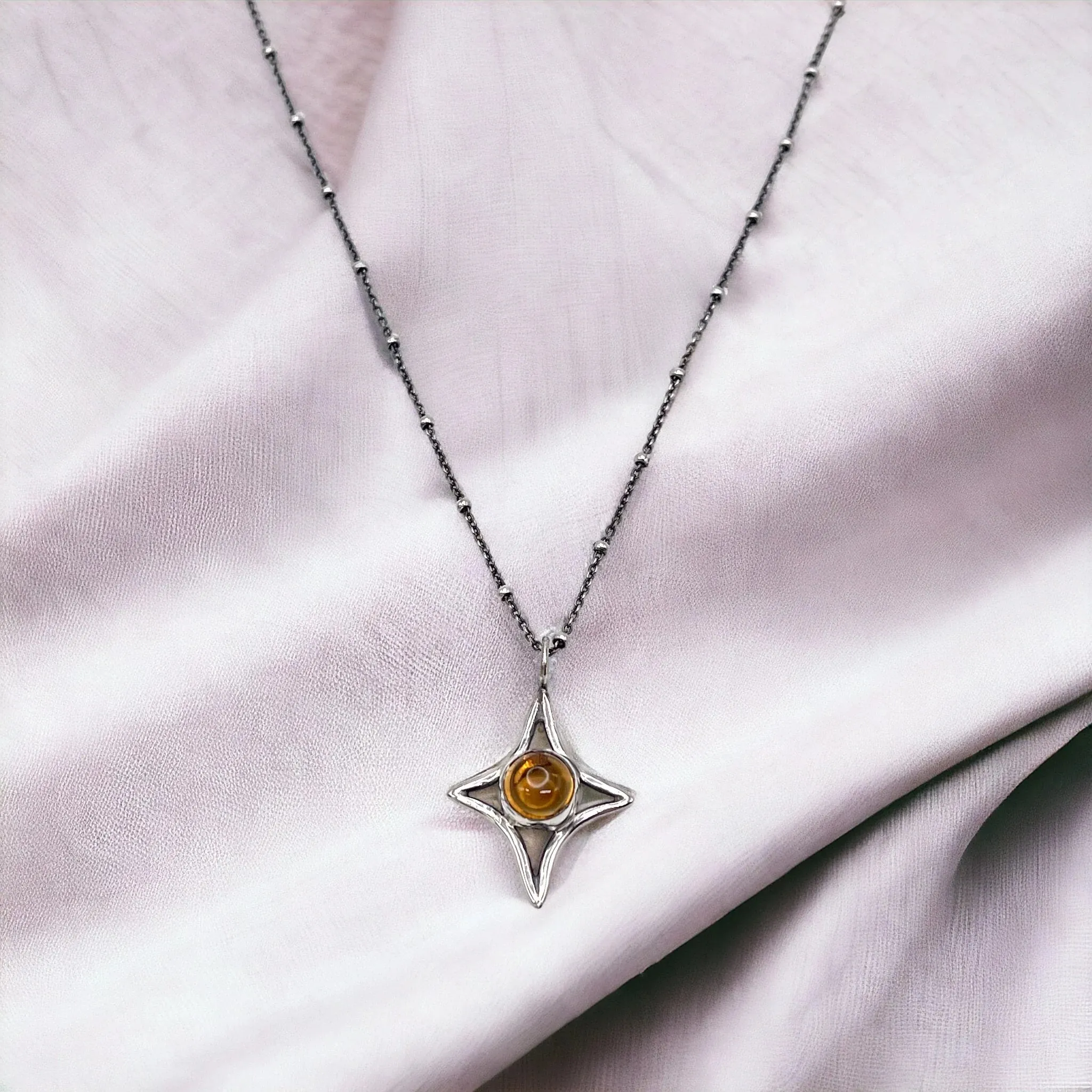 Hellhound Jewelry Orion Charm Necklace | Multiple Gemstone Options