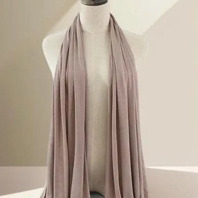 Jersey turban long scarf