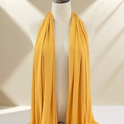 Jersey turban long scarf