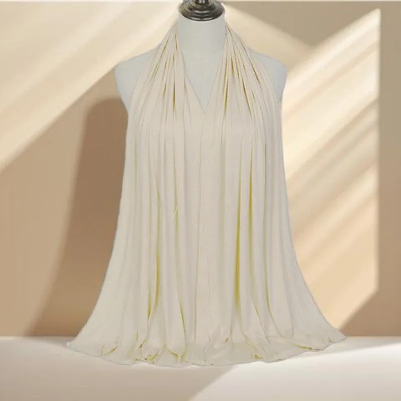 Jersey turban long scarf