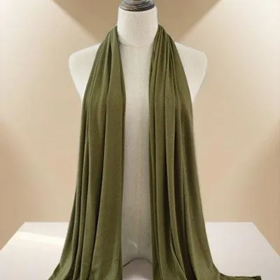 Jersey turban long scarf
