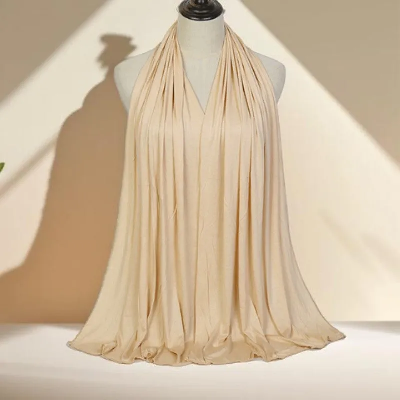Jersey turban long scarf