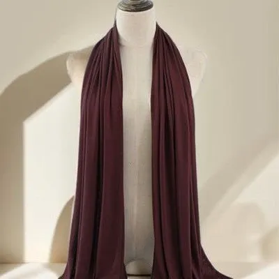 Jersey turban long scarf