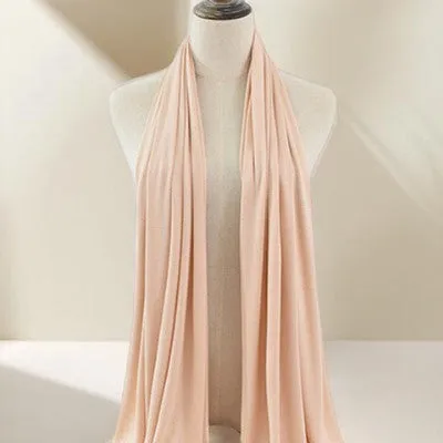 Jersey turban long scarf