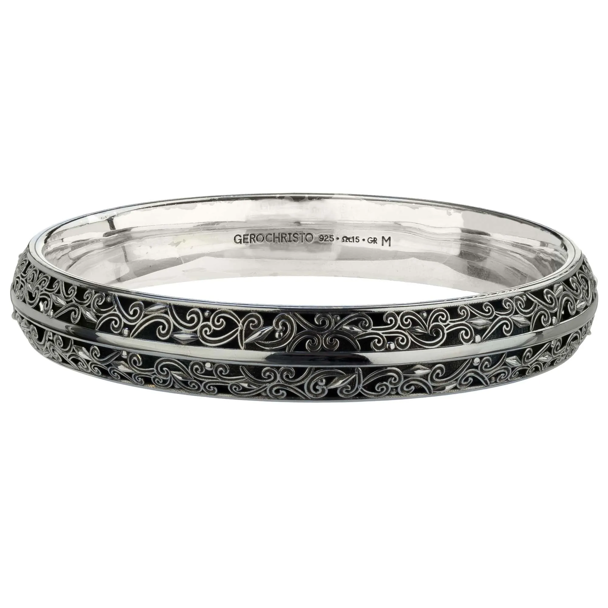 Kallisto Wide Bangle Bracelet