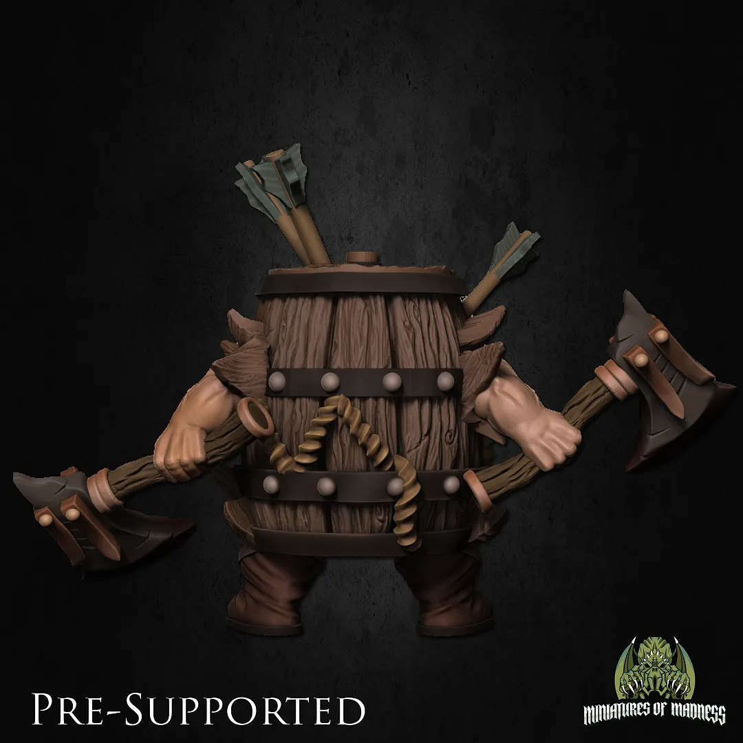 Klaus The Barrel [PRE-COLORED] 32mm Scale