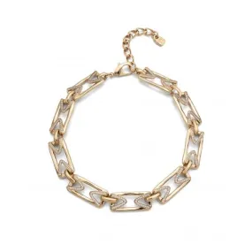 Ladies Brave Gold Stand Out Topaz Necklace COL1868BLNORO0U
