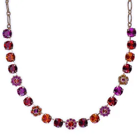 Large Daisy Necklace in "Hibiscus" *Custom*