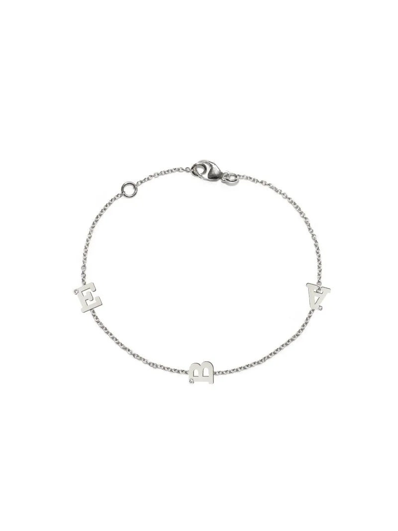 Love Letter Initial Bracelet Personalized