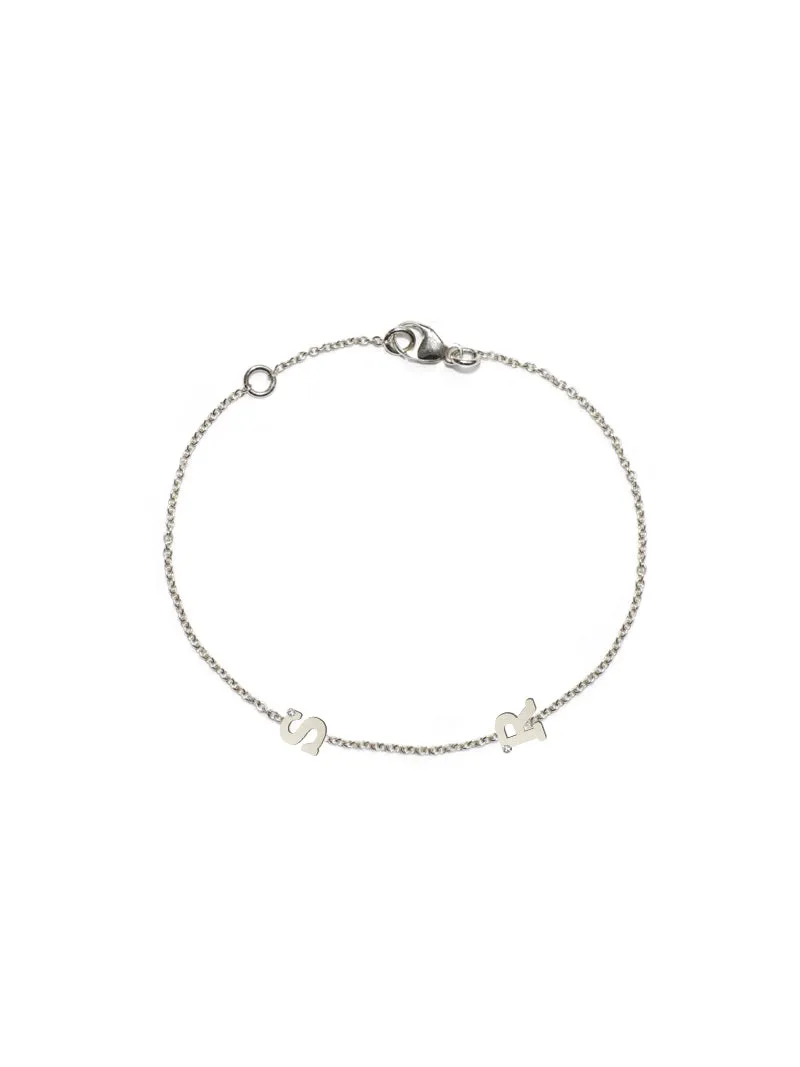 Love Letter Initial Bracelet Personalized
