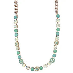 Medium Pavé Necklace in "Aegean Coast" *Custom*