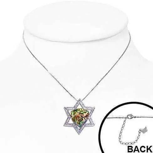 Mystique Champagne Star of David Necklace