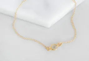 Natural Diamond Slice Bracelet