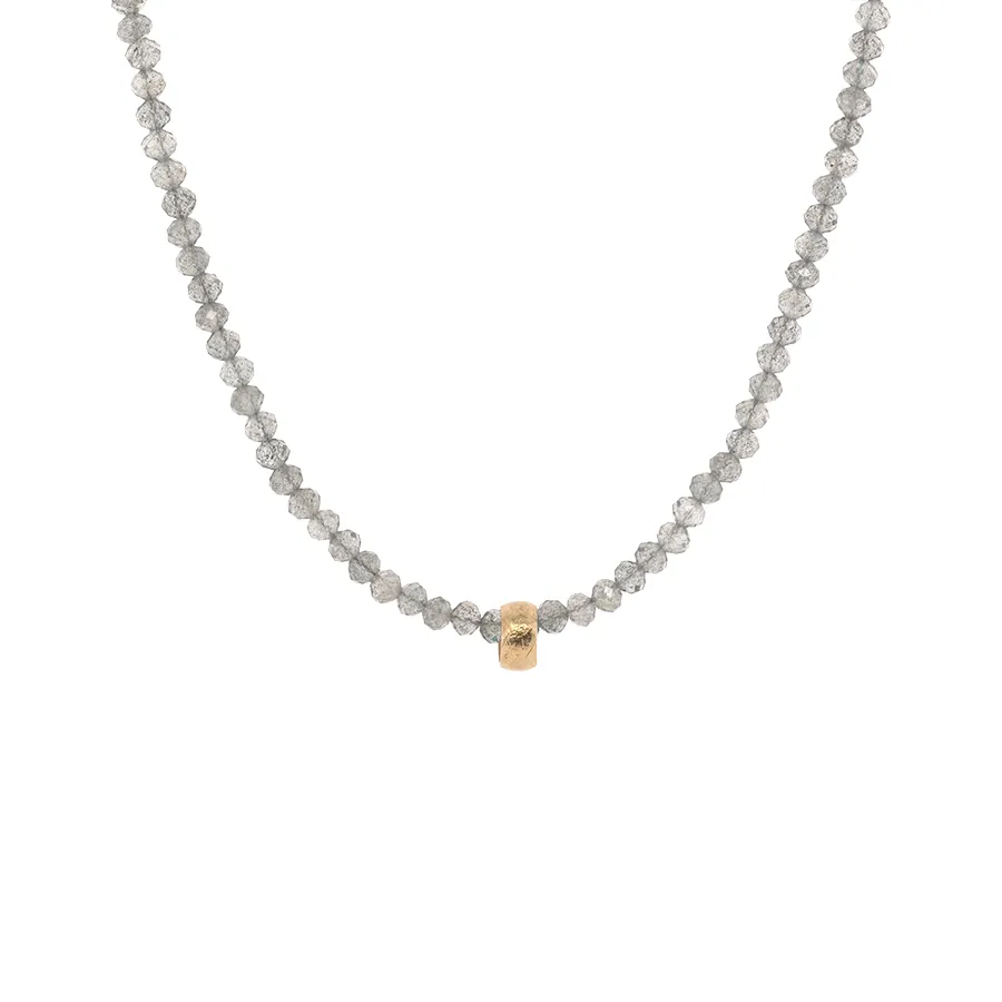 Natural Gemstone 'Boulder Bead' Necklace