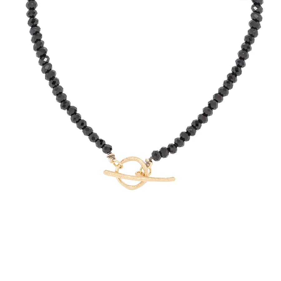Natural Gemstone 'Boulder' Toggle Necklace
