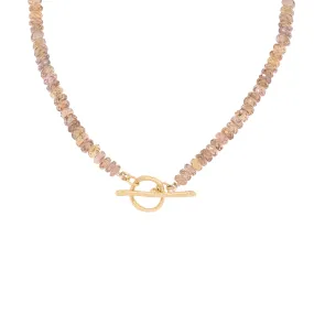 Natural Gemstone 'Boulder' Toggle Necklace