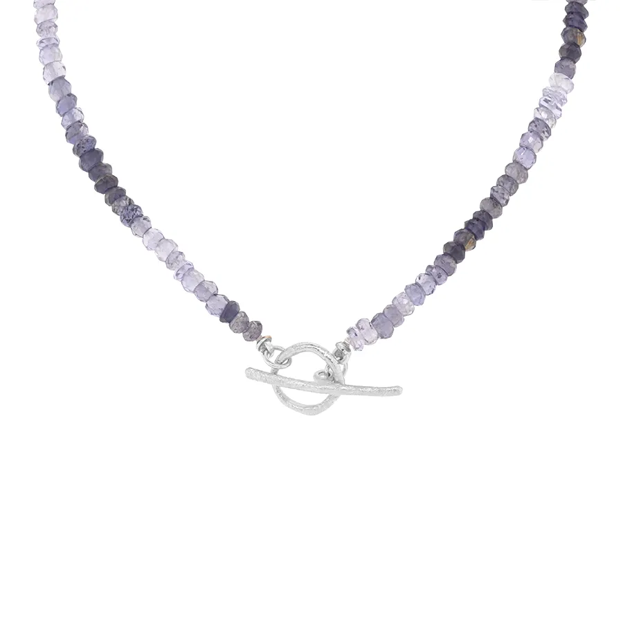 Natural Gemstone 'Boulder' Toggle Necklace