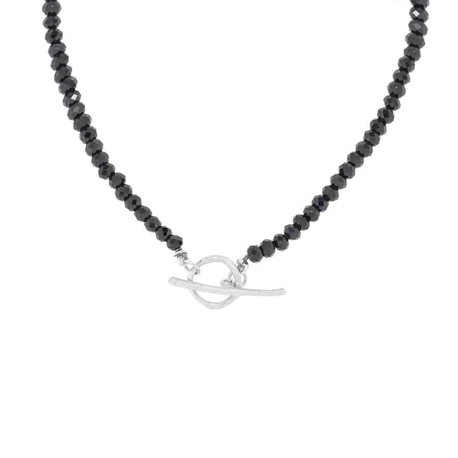Natural Gemstone 'Boulder' Toggle Necklace