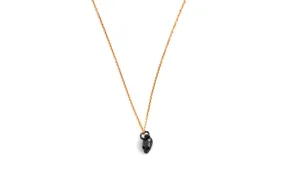 necklace / silver tiny SKULL charm on fine chain