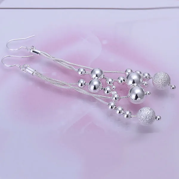 New Arrival ! silver plated earrings,silver-plated jewelry Fashion Jewelry