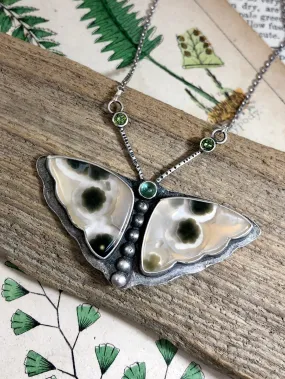 Ocean Jasper Butterfly Necklace