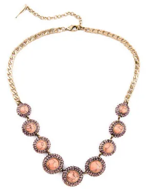 Peachy Statement Necklace