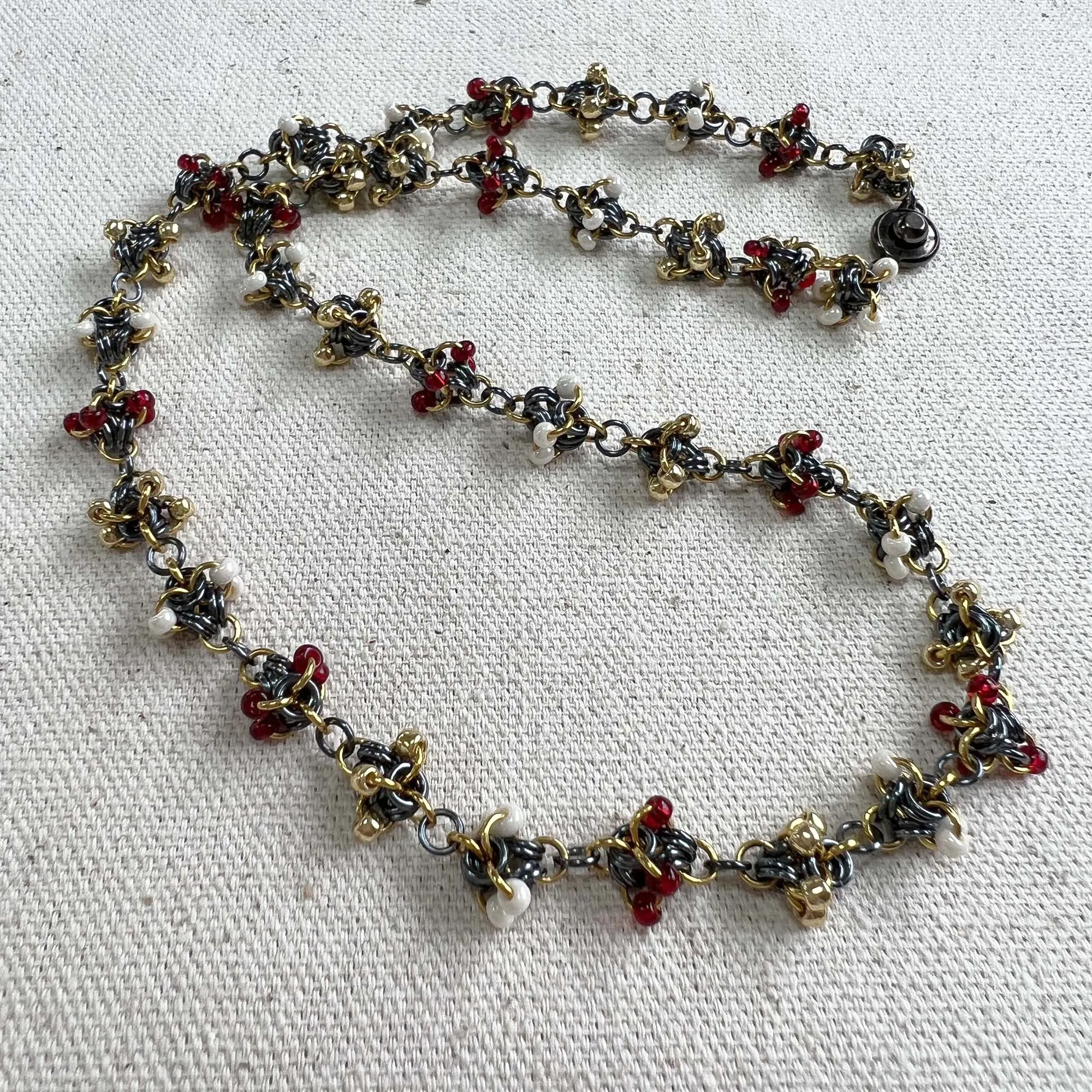 Polyhedron Beaded Chain Kit with Video Class