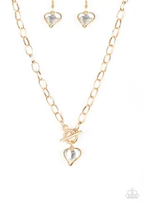 Princeton Princess Gold Necklace - Paparazzi Accessories
