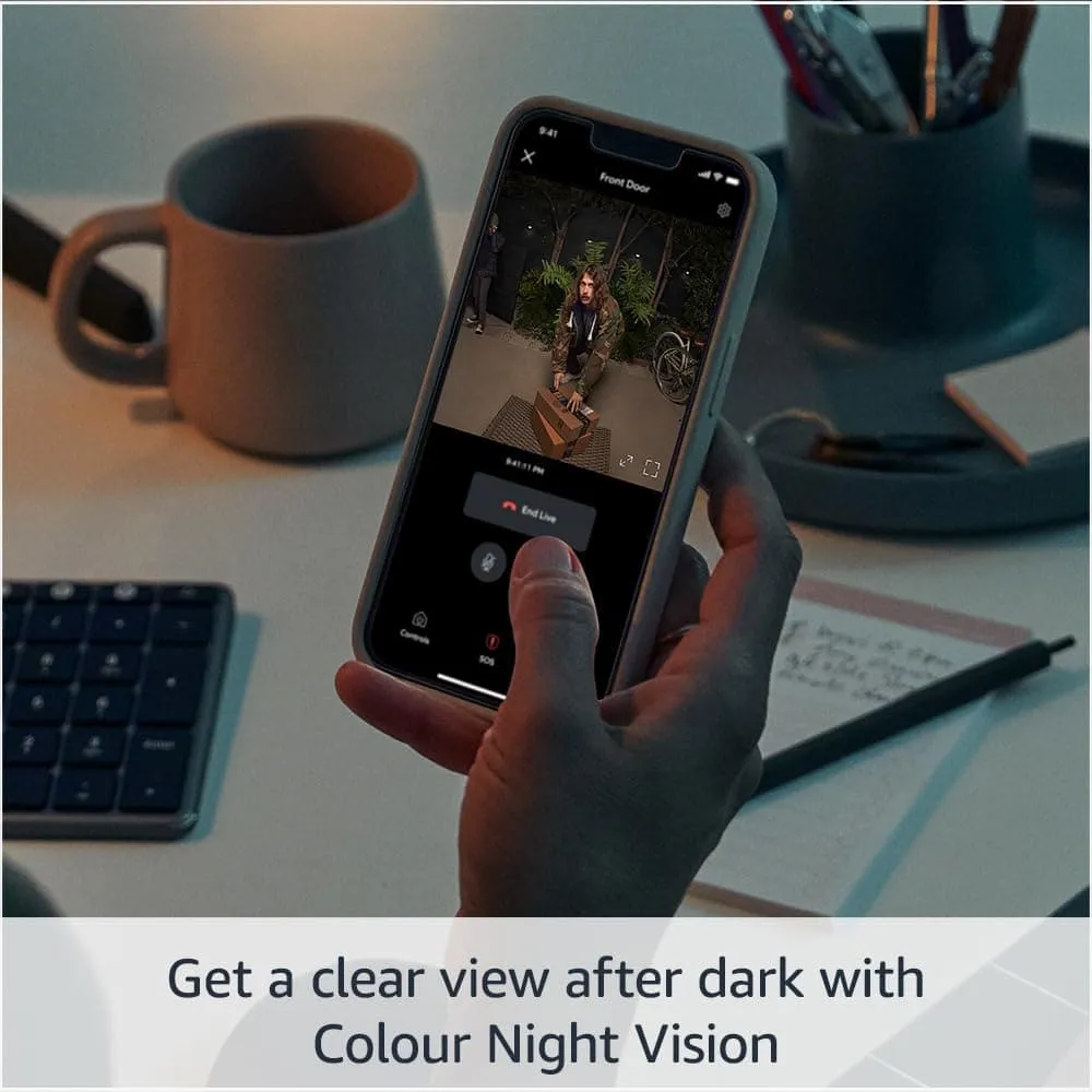 Ring Battery Video Doorbell Pro - Wireless HD Video Doorbell with Motion Detection, Two-Way Talk, Easy Installation