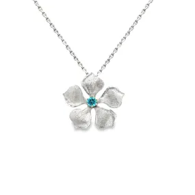 Sanibel Periwinkle Necklace, Sterling