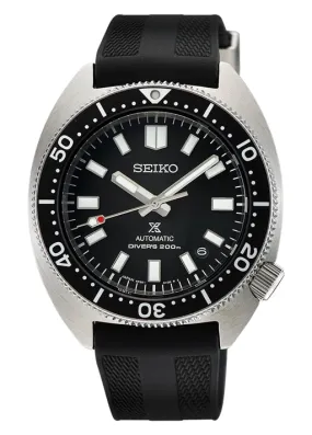SEIKO PROSPEX AUTOMATIC SEA TURTLE BLACK SILICONE BAND SPB317J