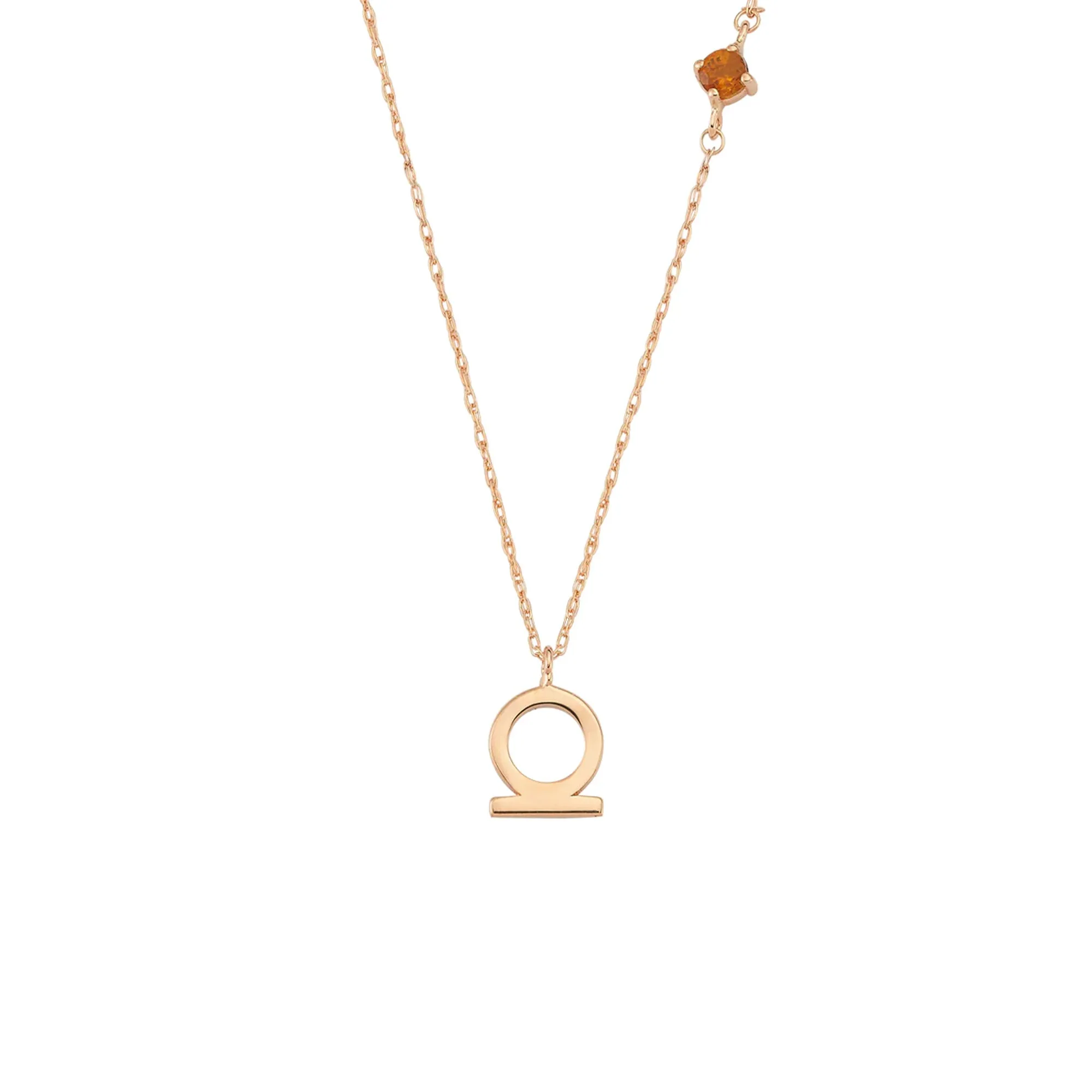 SHEN RING GOLD CITRINE NECKLACE
