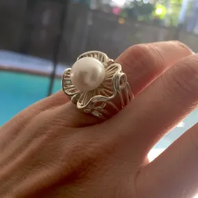 Silver Abanico Ring