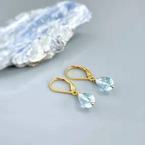 Sky Blue Topaz Earrings