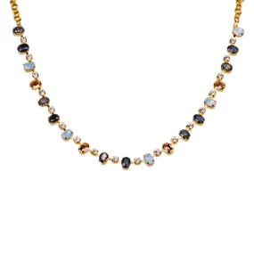 Small Oval and Round Necklace in "Ice Queen" *Preorder*