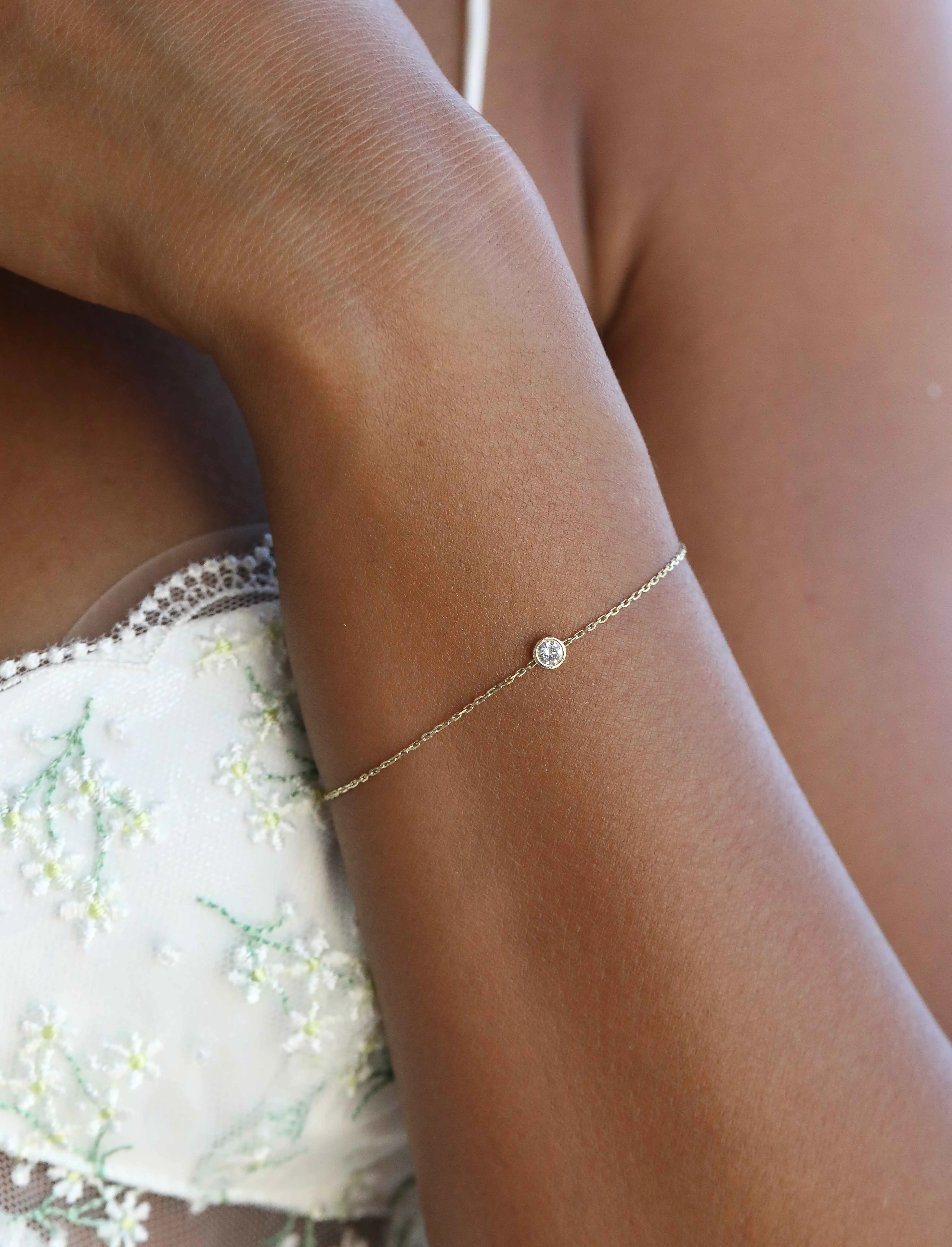 Solitaire Diamond Bracelet