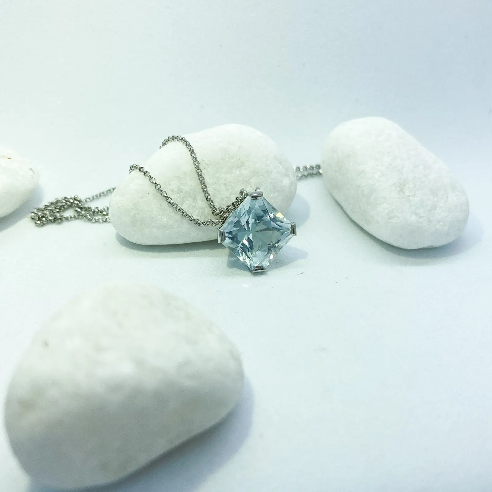 Stargaze Asscher Necklace