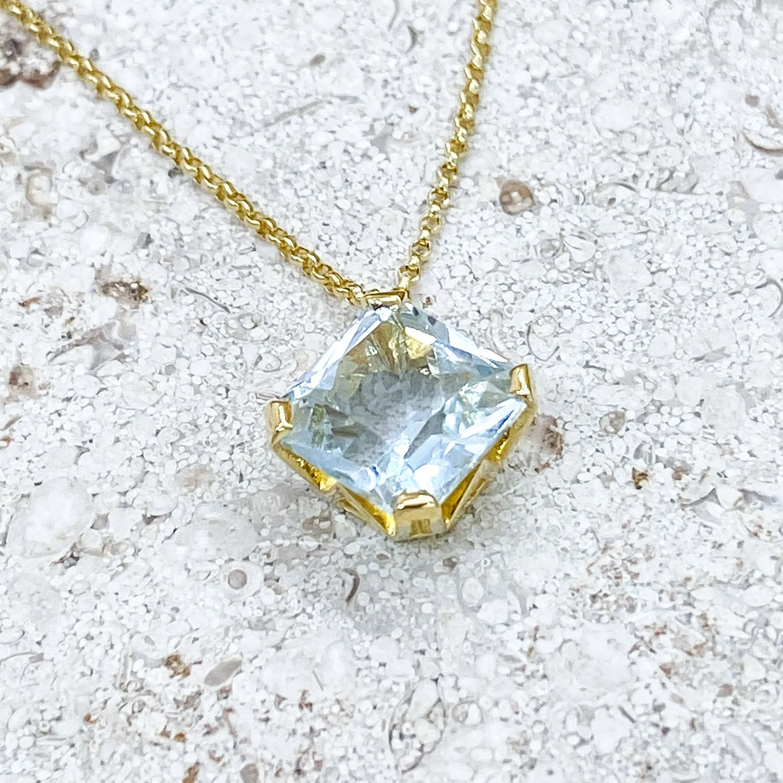 Stargaze Asscher Necklace