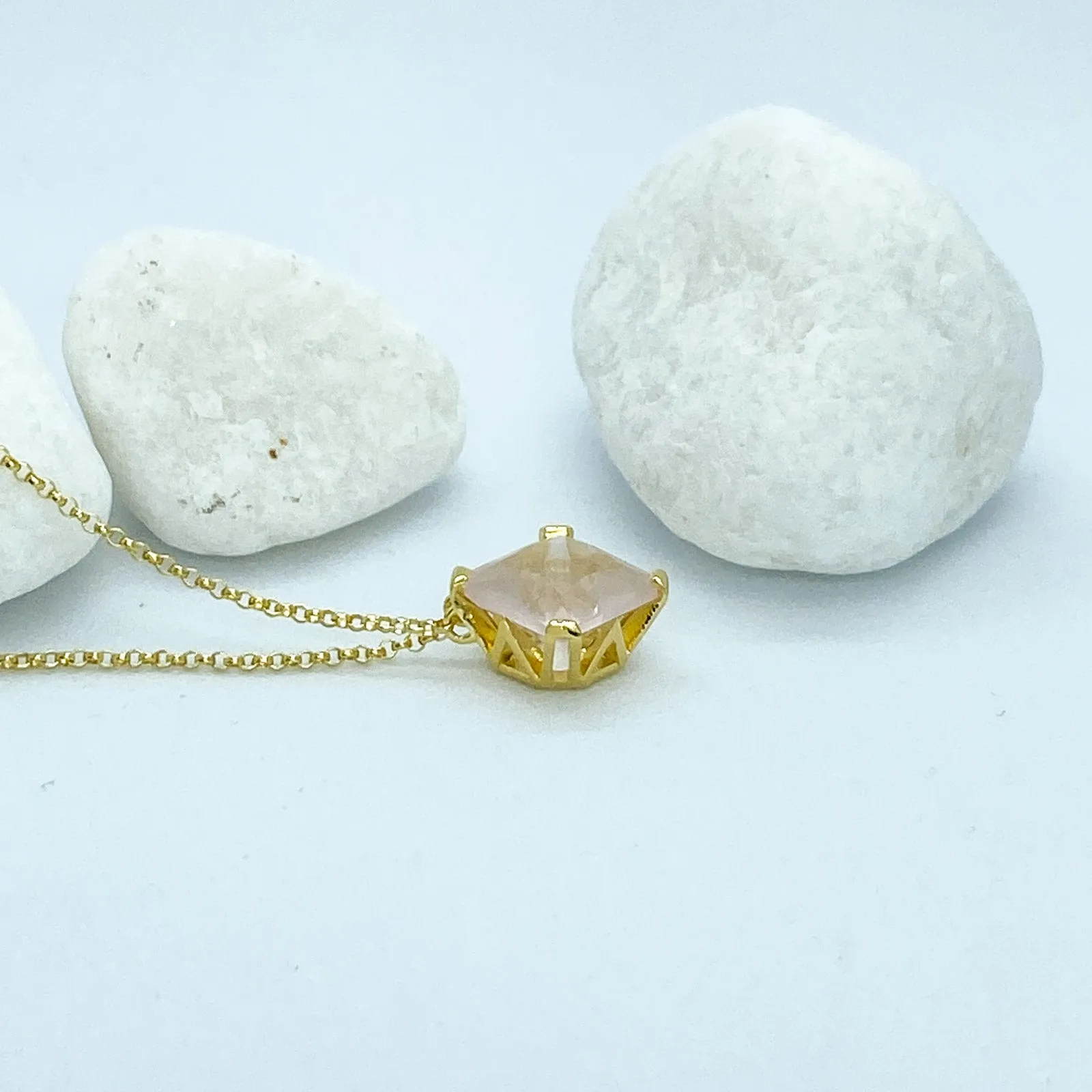 Stargaze Asscher Necklace