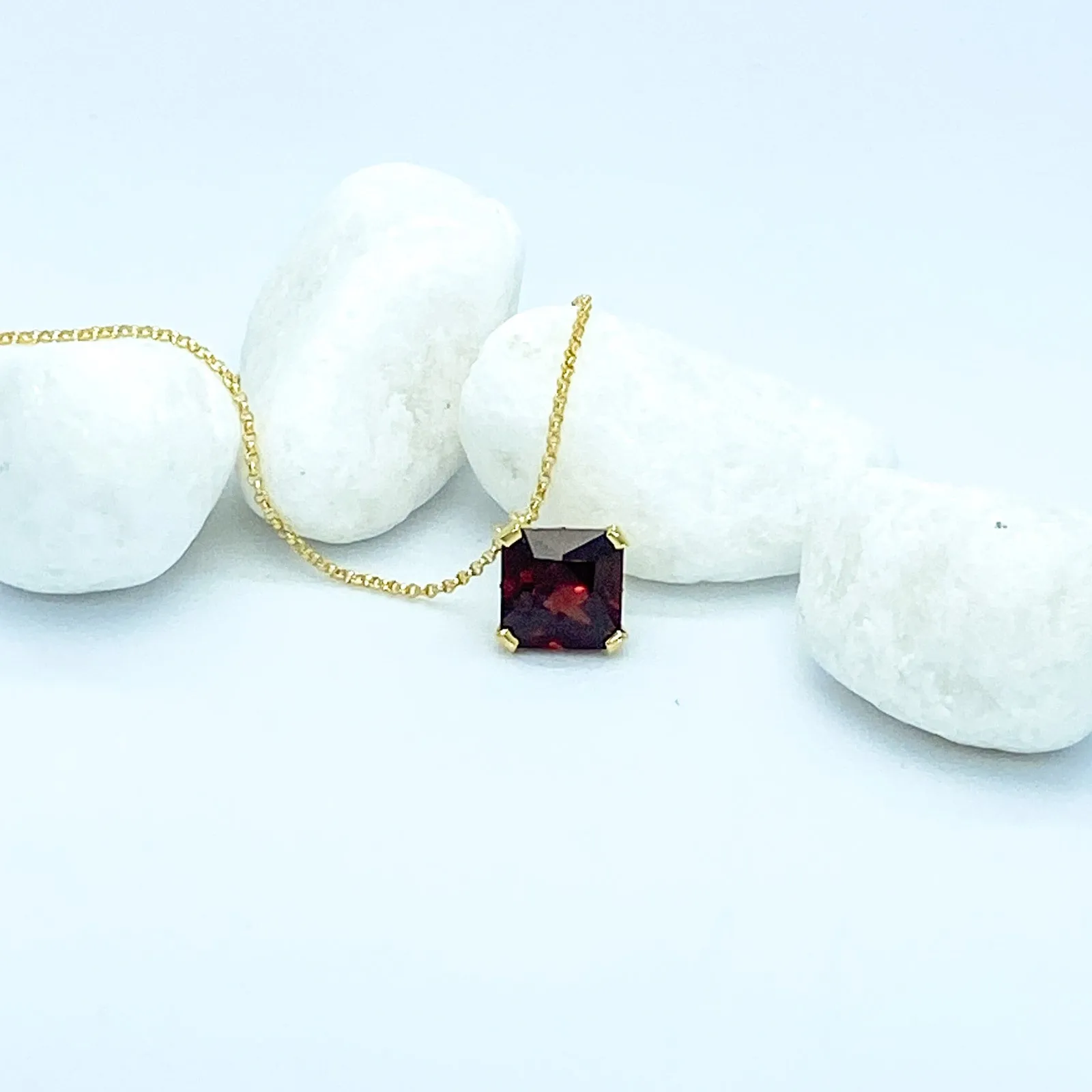 Stargaze Petite Asscher Necklace