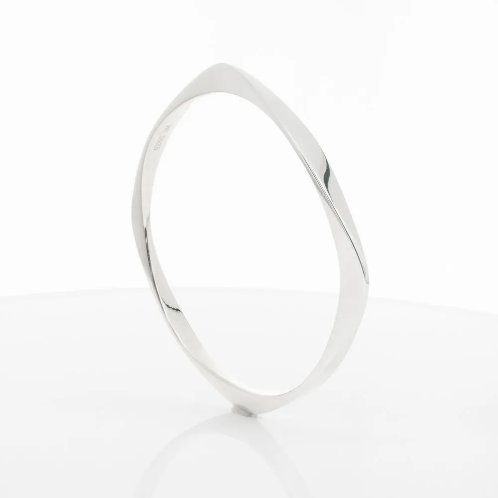 Sterling Silver Eos Bangle