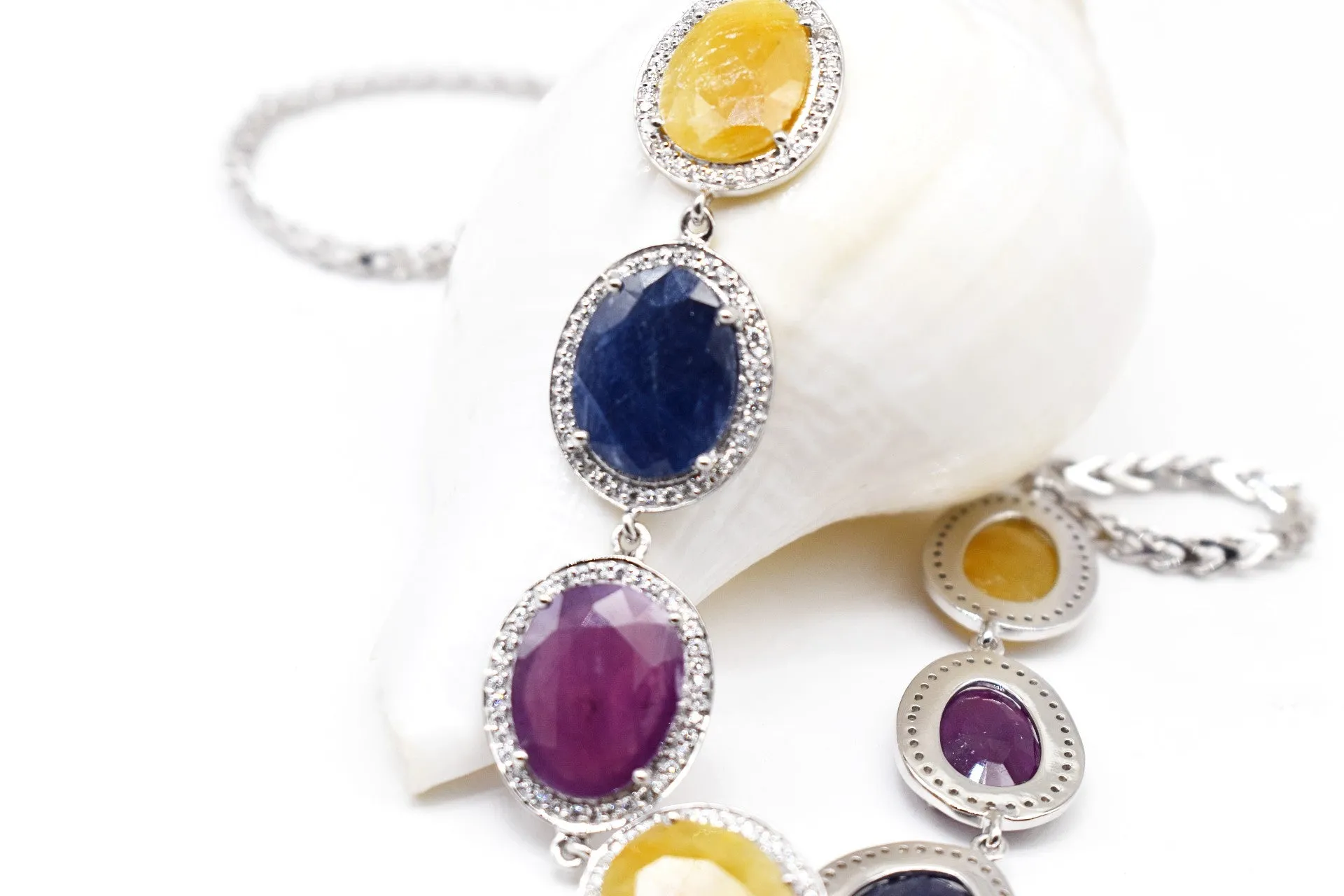 Stunning Multi-stone Ruby Neck wear